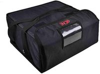 eZone Pizza Delivery Bag 18x18x8.5 Fully Insulated Heavy Duty Quality Black