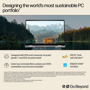 HP Envy x360 14” 2-in-1 Laptop – Intel Core Ultra 7, 16GB RAM, 512GB SSD, Touchscreen, Silver