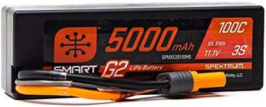 Spektrum 11.1V 5000mAh 3S 100C Smart G2 Hardcase LiPo Battery: IC5, SPMX53S100H5