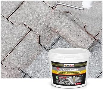 Isolbau Peinture de sol, 12 kg, pour sol et béton, pour cave, garage, atelier, revêtement de sol imperméable pour intérieur et extérieur, gris pierre (RAL)