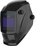 TOPDC Large Viewing Screen 3.93'X2.63' Solar Power Auto Darkening Welding Helmet with Optical Class 1/1/1/2, Shade Range 4/5-9/9-13 with Grinding Feature for TIG MIG MMA Plasma