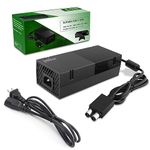 Power Supply for Xbox One [Latest Version] Replacement Power Brick Power Box for Xbox one Adapter AC Power Cord Cable 100-240V Auto Voltage