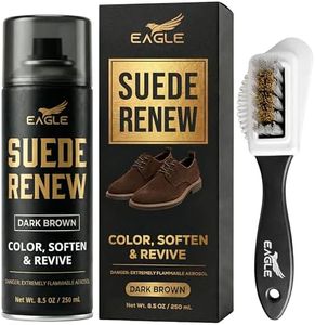 Suede & Nubuck Renovator Color Spray 250mL With 3-Way Brush (Dark Brown)