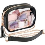 PACKISM Clear Bag for Stadium Events - Fashionable Clear Purse Crossbody for Women Approved,Perfect for Sports & Concerts