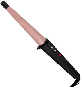 Vega I-Curl Hair Curler for Women with Ceramic Coated 0.5 inch-1 inch Barrel, Quick Heatup Technology, LED Indicator, Salon Style at Home, Suitable for All Hair Types, (VHCH-05)