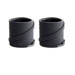 Lify 2 Pair Polyester Flat Shoe Laces for Athletic, Running - 5/16 Wide Shoelaces for Sneakers Shoes Boot Strings (150CM (59.05 Inch), Grey)
