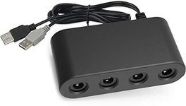 OSTENT 4 Port Controller Adapter Convertor for Nintendo Gamecube NGC to Wii U/Switch/PC Terminal