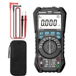 Themisto TH-M200 AC/DC Current, True RMS Digital Multimeter | 9999 Counts |10A | Black