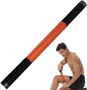 Muscle Roller Massage Stick for Legs Massager Roller-Calf Roller Deep Tissue Release Muscle Soreness, Trigger Points for Legs, Neck, Calves, Thighs, Shins, Back (Orange)