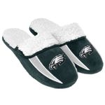 FOCO Men's NFL Team Logo Sherpa Slide Slippers