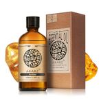 AKARZ 100ml Amber Essential Oil - Pure & Natural Aroma Oil for Diffusers, Room Fragrance & Aromatherapy