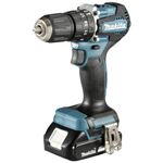 Makita DHP487RAJ Cordless Hammer Drill 18 V / 2.0 Ah 2 Batteries + Charger in Makpac Petrol