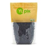 Yupik Organic Dried Cherries, 1 kg, Gluten-Free, Non-GMO, Kosher, Vegan, Sweetened Dried Fruits, Tart & Sweet Whole Cherries, Pitted, No Sulphites, Fruity Snacks, Ideal for Baking & Topping