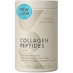 Sports Research Collagen Powder Supplement Hydrolyzed Protein Peptides that are Vital for Healthy Joints, Bones, Skin, & Nails Great Keto Friendly Nutrition for Men & Women Mix in Drinks (16 Oz)