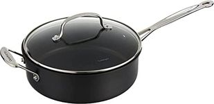 Cuisinart 633-24H Chef's Classic Nonstick Hard-Anodized 3-1/2-Quart Saute Pan with Helper Handle and Lid