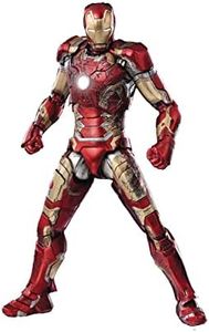 ThreeZero Avengers: The Infinity Saga: Iron Man MK XLIII (Battle Damage) 1:12 Scale DLX Collectible Figure, Multicolor (3Z03650W0)