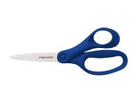 FISKARS Scissors, School Scissors, Blue, 18cm