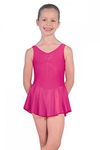 Dancewear Central Sleeveless ISTD Junior Lycra Leotard With Skirt