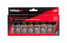Vallejo Game Metallic Color Set, 17 ml (Pack of 8)