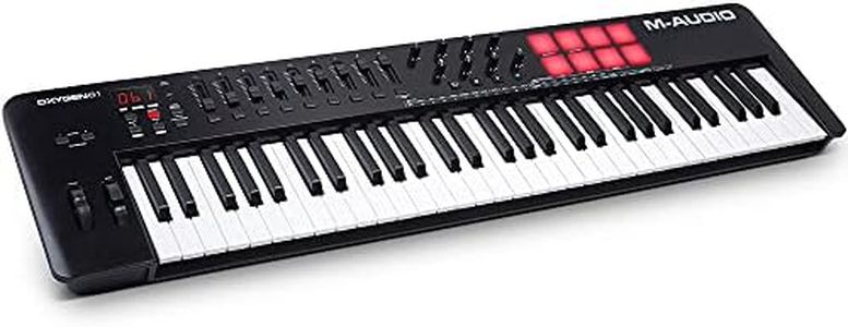 M-Audio Oxygen 61 MKV – Tastiera MIDI Controller USB a 61 Note con Pad Beat, Modalità Smart Chord & Scale, Arpeggiatore e Suite Software Inclusa