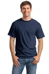 Hanes Men's 4Pack Crew Neck Tagless, Medium, Navy