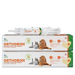 Natural Remedies Orthoron Supplement to Build Joint Strength, Helps Limping and Stiffness, Real Chicken Liver, Easy to Feed Paste, Natural & Safe for Dogs & Cats of All Breeds (Pack of 2-60 ml Each)