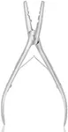 SIVOTE Multi-Functional Hair Extension Plier with Dual Holes - Professional Tool for Seamless Hair Extensions, Silver