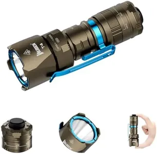 WUBEN T4 Tactical Flashlight Rechargeable for EDC, Small Flashlight Powerful 401M Long Throw, Pocket Flashlight with Tactical/Duty/Lock 3 Modes, Mini Flash Light for Police, Military, and Daily Use