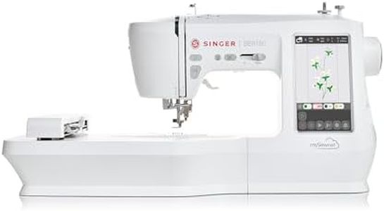 SINGER SE9180 Sewing & Embroidery Machine | 250 Built-in Stitches, 150 Embroidery Designs, 10 Fonts, 1-Step Buttonhole, 7" Touchscreen, Automatic Needle Threader & WiFi Connectivity