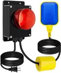 Sump Pump Alarm, High Water Alarm for Sump Pump Water Tank Pond, 10FT Level Float Switch with 110dB Loud Alarm & LED Indicator, Ideal for Indoor/Outdoor Use