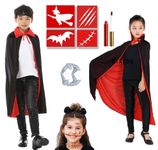 Sarvda Hosiery, Velvet, And Satin Halloween Costumes For Girls | Halloween Costume For Boys | Halloween Dress For Kids | Witch Costumes (3-4 Years, Robe (1 Dress)), Multicolor