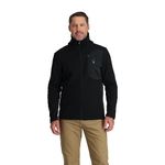 Spyder Men's Bandit Full Zip Hooded Fleece Sweater Jacket, Black, M