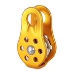 Lixada 20KN Fixed Single Pulley Rock Climbing Rescue Mountaineering Aloft Work Caving