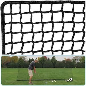 IUZEAI 10x10ft Golf Netting High Impact Golf Practice Net(NET ONLY), Golf Sports Netting Barrier Nets, Heavy Duty Nylon Netting Material Golf Hitting Nets(NET ONLY)