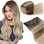 LaaVoo 20inch Real Hair Extensions 