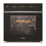 Hotpoint Class 4 Air Fry Electric Single Oven with Active Steam - Black