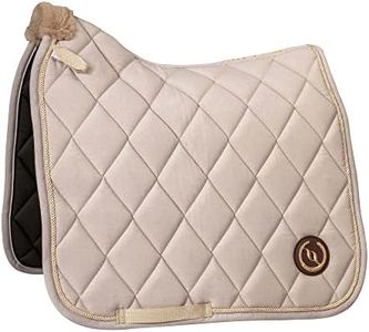Back on Track Haze Collection Dressage Saddle Pad (Cob, Light Beige)