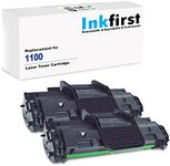 2 Inkfirst® Toner Cartridges 1100 (310-6640, 310-7660) Compatible Remanufactured for Dell 1100 1110 Black