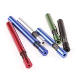 Pack of 3 Self-Cleaning One Hitter Metal Bat Tobacco Smoking Cigarette Duct Tube