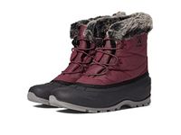 Kamik Momentum L2 Woman Winter Boot Snow Waterproof Warm Comfortable -40 Sustainable Insulation Vegan, Burgundy, 8