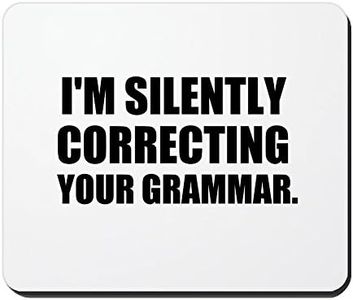 Cafepress – I' m Silently Correcting your grammar – Gomma antiscivolo mouse, Gaming Mouse pad