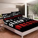 Wrestle Bed Sheet Set Sports Theme 