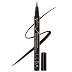 LLBA Liquid Eyeliner For Eyelash Extension, Super Slim Long-Lasting Liquid Eyeliner, Ultra-Fine Felt Tip, Waterproof, Oil-Free