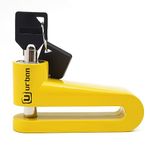 Urban 922A Motorcycle Disc Lock, ø10mm Safer, More Visible, More Deterrent, Compact and Effective Security for Easy Transport, Anti Theft Wheel Brake Lock for Motorbike Scooter Electric Bike Bicycle