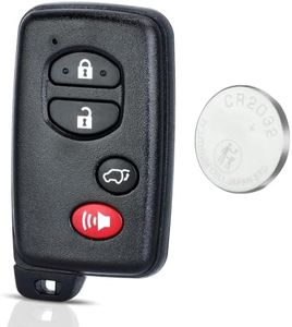Beefunny Remote Key Fob Replacement for Toyota Highlander 2008 2009 2010 2011 2012 2013 Keyless Entry Smart Car Key Fob 4 Buttons FCC ID:HYQ14AAB Board ID:271451-0140 (1)