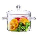 Clear Glass Cooking Pot - 1.5L/50 O
