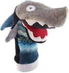 Cate & Levi - Handmade Hand Puppet - Premium Reclaimed Wool - Machine Washable - Colors Vary (Shark)