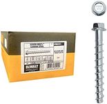 Dewalt Engineered by Powers 1/2" x 3" Screw-Bolt+ Concrete Screw Anchor Zinc, PFM1411380, 50/BX