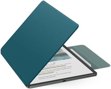 MoKo Magnetic Case for All-New 11" Kindle Scribe 2025(3rd Generation) & Kindle Scribe Colorsoft 2025(1st Generation) - Slim Folio Premium PU Leather Cover with Pen Clasp & Auto Sleep Wake, Turquoise