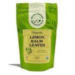 Worldwide Botanicals Organic Lemon Balm Tea - Loose Leaf Premium Herbal Tea | 100% Pure Lemon Balm Leaves | Calming Tea for Stress Relief and Good Digestion | Kosher, 170 Grams